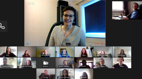 Screenshot des virtuellen Workshops