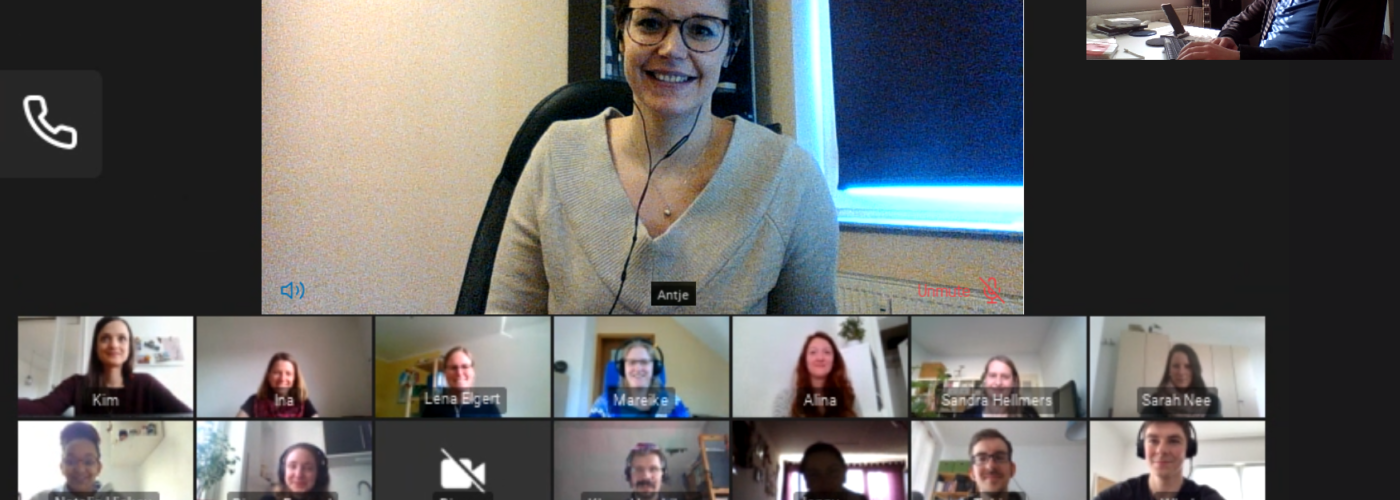 Screenshot des virtuellen Workshops