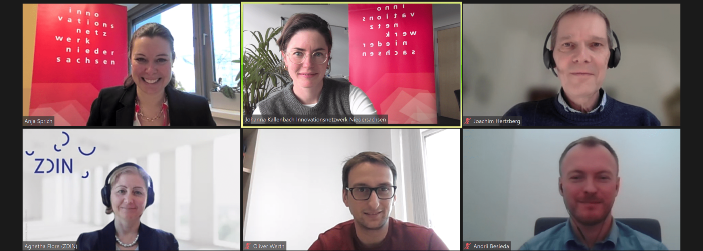 Screenshot eines Zoom-Meetings