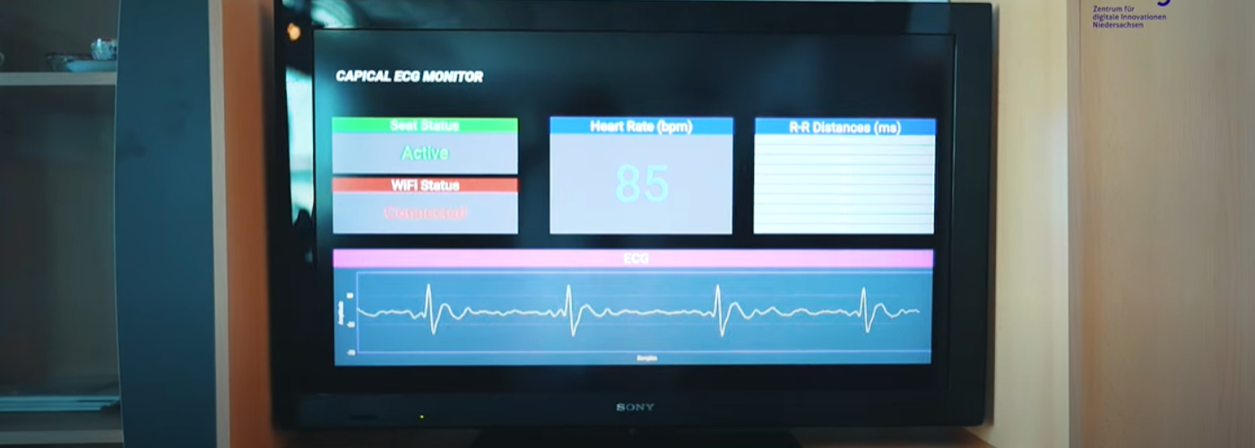 Monitor mit medizinischen Daten