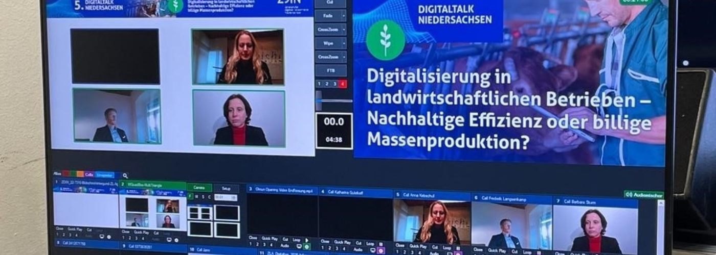 Foto von Personen, die an einer Videokonferenz teilnehmen