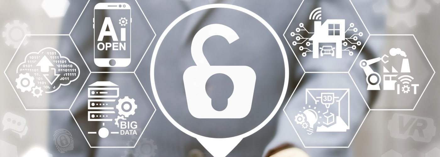 Mann mit mobilem Endgerät.